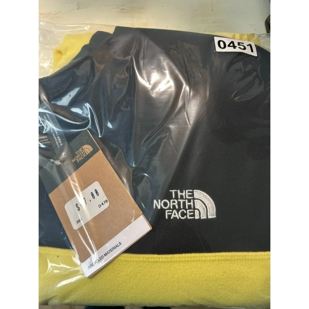 The North Face Men's XL Pullover Sweatshirt Black Yellow Long Sleeve Outdoors